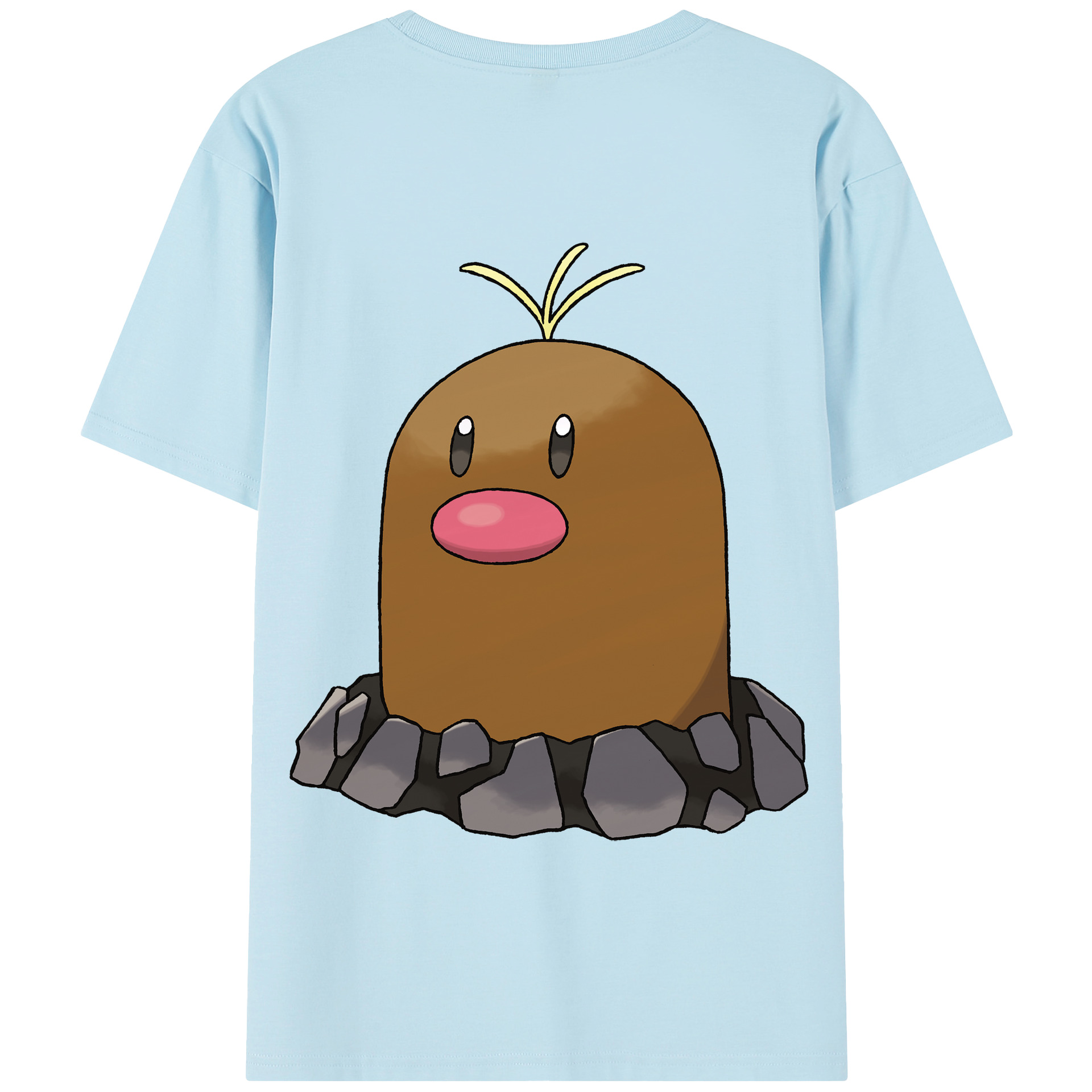 （画像用） ポケットモンスター Pokémon 綿100％半袖Tシャツ（背面プリント）